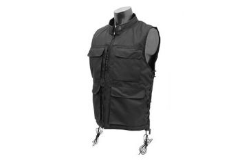 Image of Leapers UTG Mens Adjustable Fit(S - M) Sporting Vest, Black, _x000D_ PVC-VM32BB