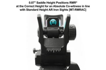 Image of Leapers UTG Optic Mount Kit for RMR, Red Dot Mount, Fits Picatinny Rail, RMR Footprint, Anodized Finish, Black, Includes Absolute Co-Witness and Low Profile Height Mounts