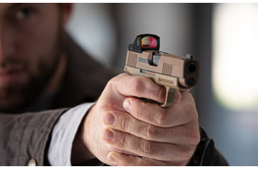 Image of Leapers UTG OP3 Mini Micro Red Dot Sight, 1x, 3 MOA MRDS, Black, OT-RDM16R