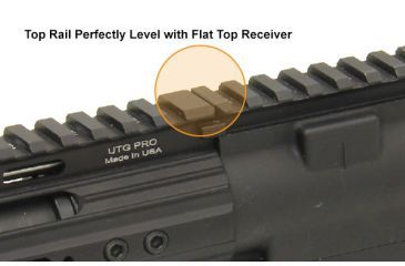 Image of UTG PRO 13in. Super Slim Free Float Rail for M&amp;P10, MTU020SSC