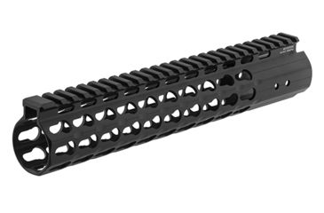 Image of Leapers UTG PRO AR-15 Super Slim Free Float Keymod Handguard, 10 inch, Black MTU025SSK