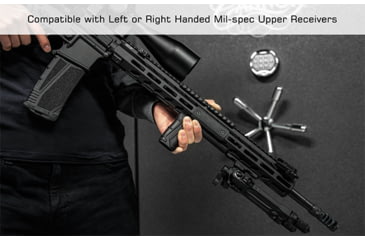 Image of Leapers UTG PRO Arwen 17in M-LOK Free Float Handguard, Black, MTU048SEM