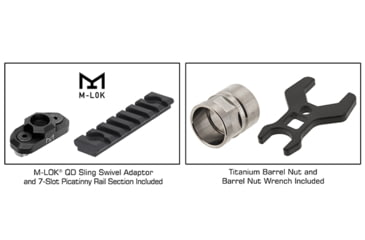 Image of Leapers UTG PRO Forerunner 14in M-LOK Free Float Handguard, Black, MTU046SPM