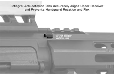 Image of Leapers UTG PRO Forerunner 14in M-LOK Free Float Handguard, Black, MTU046SPM