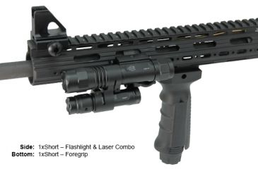 Image of Leapers UTG PRO Rail for Super Slim Free Float Handguard, 5 Slots, MTURS02S
