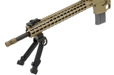 Image of Leapers UTG Rubber Armored Full Metal QD Bipod, 6.0in- 8.5in Center Height, Black, TL-BP20Q-A