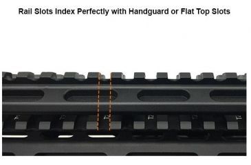 Image of Leapers UTG Super Slim 20 MOA Elevated Picatinny Mount, 13 Slot, Black, MT-RSX20MOA