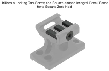 Image of Leapers UTG Super Slim T1 Mount, Absolute Co-Witness, Black, MT-T1AC