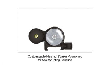 Image of Leapers UTG Tactical Flashlight &amp; Red Laser Sight w/ Integral Mount LTELP38Q