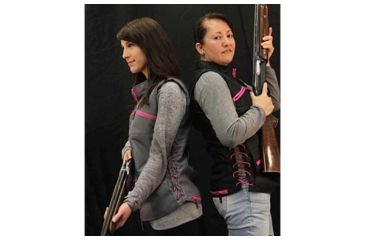 Image of Leapers UTG True Huntress Female  Sporting Vest, Black/Pink, _x000D_ PVC-VF21BP