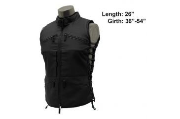 Image of Leapers UTG True Huntress Female Sporting Vest, Black, _x000D_ PVC-VF21BB