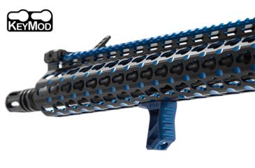 Image of Leapers UTG Ultra Slim Handstop, KeyMod, Blue TL-HSK01B