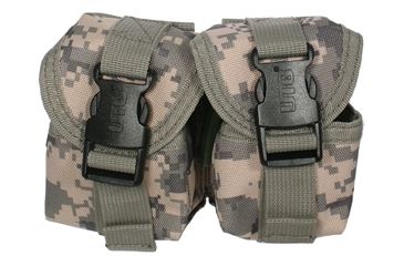 Image of Leapers Web Grenade Pouch w/ UTG Patterned Quick Release Buckles - Army Digital Camo