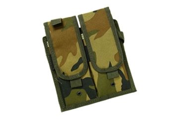 Image of Leapers Velcro Attached Modular Double-Mag Pouch PVC-P547-999 Camouflage