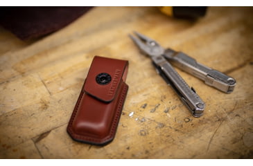 Image of Leatherman Ainsworth Premium Leather Sheath, Tan, 934935, EDEMO1