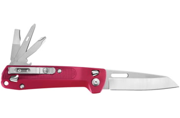 Image of Leatherman FREE K2 Folding Knives/Multi-tool, 3.3in, 420HC SS, Crimson, 832889