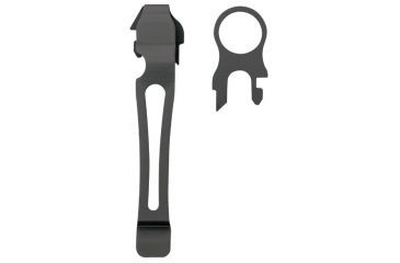 Image of Leatherman Removable Pocket Clip, QR Lanyard Ring, Black Oxide 934855