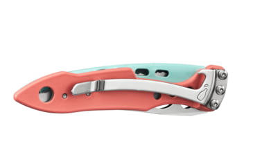 Image of Leatherman Skeletool KBX 2.6in Folding Knife, 420HC Stainless Steel, Paradise, 833598