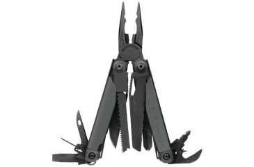 Image of Leatherman Wave Multi-Tool, Molle Black Sheath, Black, Peg 96152