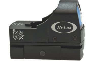 Image of Hi-Lux Optics Tac-Dot 21X16Mm Tactical Red Dot Sight W/Integral Mount 4Moa Dot Size, Matte Black, Small ESTD2116