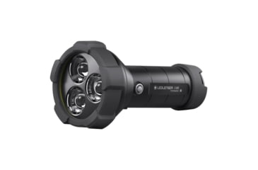 Image of LED Lenser I18R Li-Ion Rechargeable 3x LED Flashlight, 3000 Lumens, Box, Black, 880425