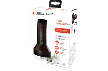 Image of LED Lenser P18R Signature Flashlight, Li-ion 11.1V, Black, 880519