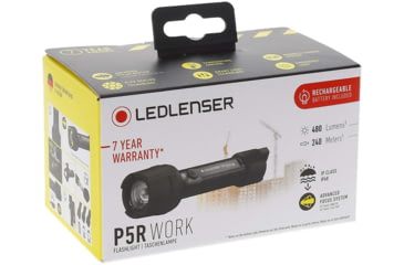 Image of LED Lenser P5R Work Flashlight, Li-ion 3.7V, Black, 880528