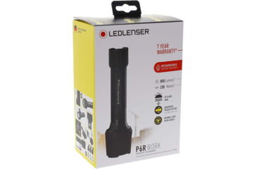 Image of LED Lenser P6R Work Flashlight, Li-ion 3.63V, Black, 880529
