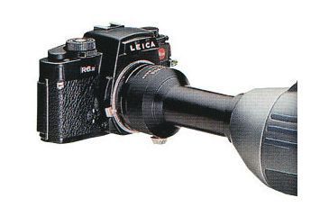 Image of 42301 Photo Adapter mounted on Leica Televid Spotting Scope