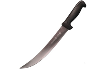 Image of LEM Products Mundial 10in Breaking or Steak Knife, High-Carbon Stain Free Steel Blade, Polypropylene Black Handle, 323