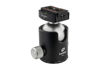 Image of Leofoto HB-70LR 70mm Pro Heavy-Duty Ball Head w/Quick Release Plate, Black, HB-70LR