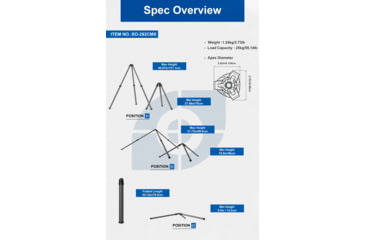 Image of Leofoto SO-282CX+MA-40X Carbon Fiber Tripod Black