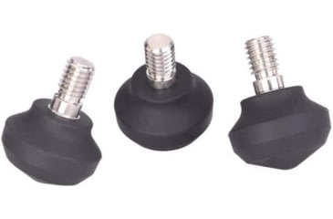 Image of Leofoto LF/LS Rubber Feet for Tripods Set of 3 - LF-16, Black, LF-16