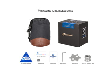 Image of Leofoto LH-25 Mini Ball Head &amp; QR Plate - Arca Compatible, Black, LH-25