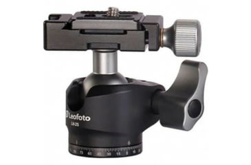 Image of Leofoto LH-25 Mini Ball Head &amp; QR Plate - Arca Compatible, Black, LH-25