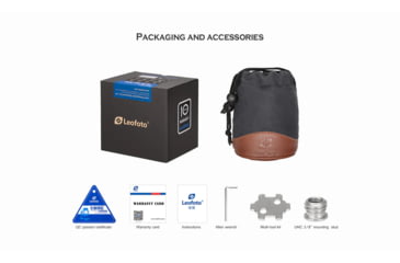 Image of Leofoto LH-36 Low Profile Ball Head &amp; QR Plate, Arca, Black, LH-36