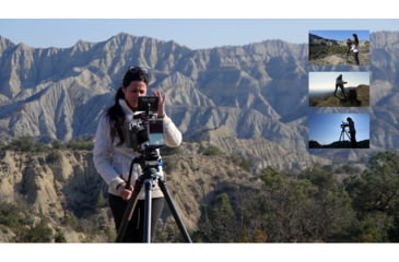 Image of Leofoto LN-404C Heavy Duty Tripod w/ 100mm Bowl/Platform &amp; Bag, Camo, LN-404C-CAMO