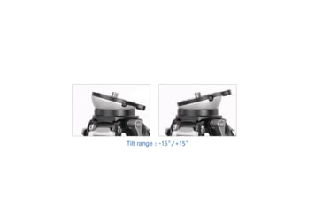 Image of Leofoto LS-223CEX X Verison Table/Ground Mini Tripod w/ Integrated Leveling Base, Black, LS-223CEXX