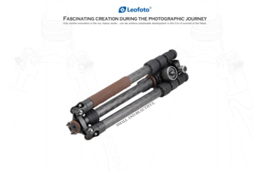 Image of Leofoto LX-225CT/XB-32Q Reversible Travel Tripod w/ Ball Head Set, Black, LX-225CT+XB-32Q