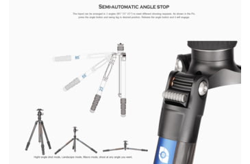 Image of Leofoto LX-254CT/XB-32 Reversible Travel Tripod w/ Ball Head Set, Black, LX-254CT+XB-32