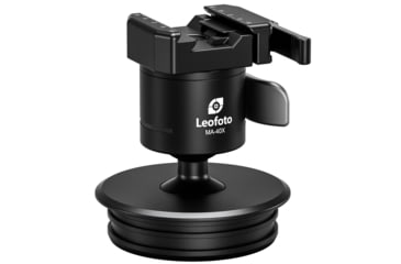 Image of Leofoto MAB-100X Outdoors Ball Head w/ 100mm Systematic Adapter, Black, MAB-100X