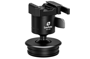 Image of Leofoto MAB-75X Outdoors Ball Head w/ 75mm Systematic Adapter, Black, MAB-75X