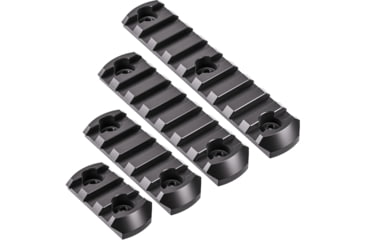 Image of Leofoto MLP-60 M-LOK QR Plates - Picatinn, Black, MLP-60