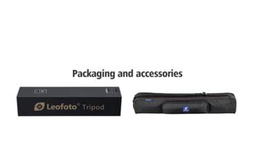 Image of Leofoto SA-364CX/MG-40X Outdoors Tripod w/ Rapid Lock Ballhead, Black, SA-364CX+MG-40X