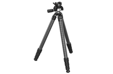 Image of Leofoto SA-404CLX/MH-X Outdoors Tripod w/ Dynamic Ball Head Set, Black, SA-404CLX+MH-60X