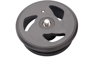 Image of Leofoto TP-75 3/8 Flat Top Plate Adapter for 75mm Bowl, Black, TP-75