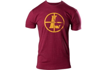 Image of Leupold Distressed Reticle Tee - Mens, Cardinal Heather, XL, 181846