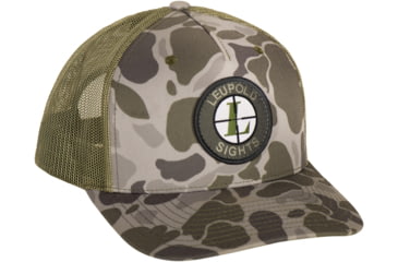 Image of Leupold Duck Camo Trucker Hat - Men's, Green, One Size, 185996