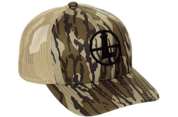 Image of Leupold Icon Trucker Mossy Oak Hat, Bottomland/Loden, One Size, 182542