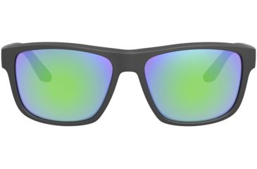 Image of Leupold Katmai Sunglasses, Matte Black Frame, Square Emerald Mirror Lens, Polarized, Narrow-Regular, 179099